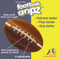 Nylabone Power Play Dog Football Gripz Medium/Wolf up to 35 lb. 5.5 in, view 6