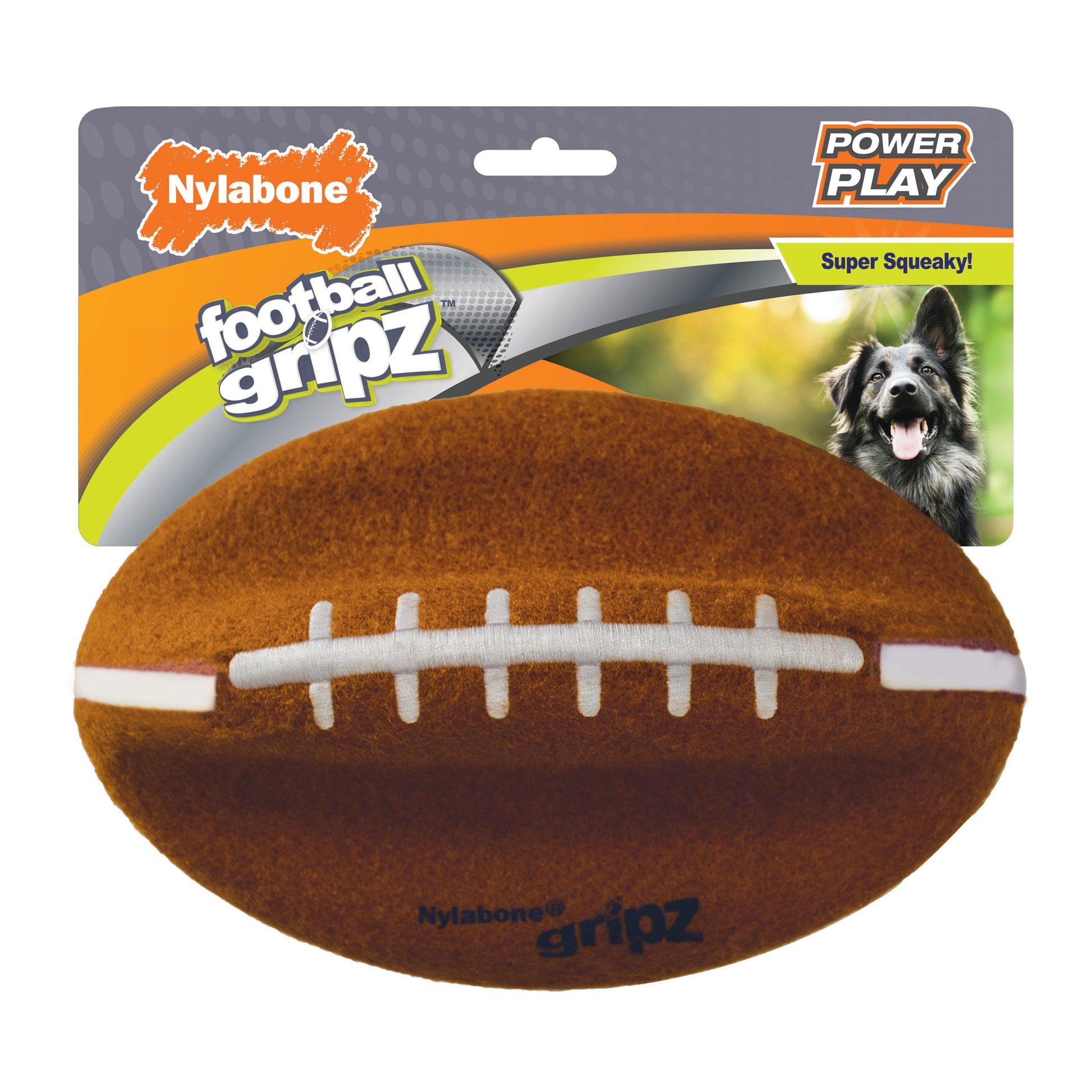 Nylabone Power Play Dog Football Gripz Large/Giant up to 50 lb. 8.5 in