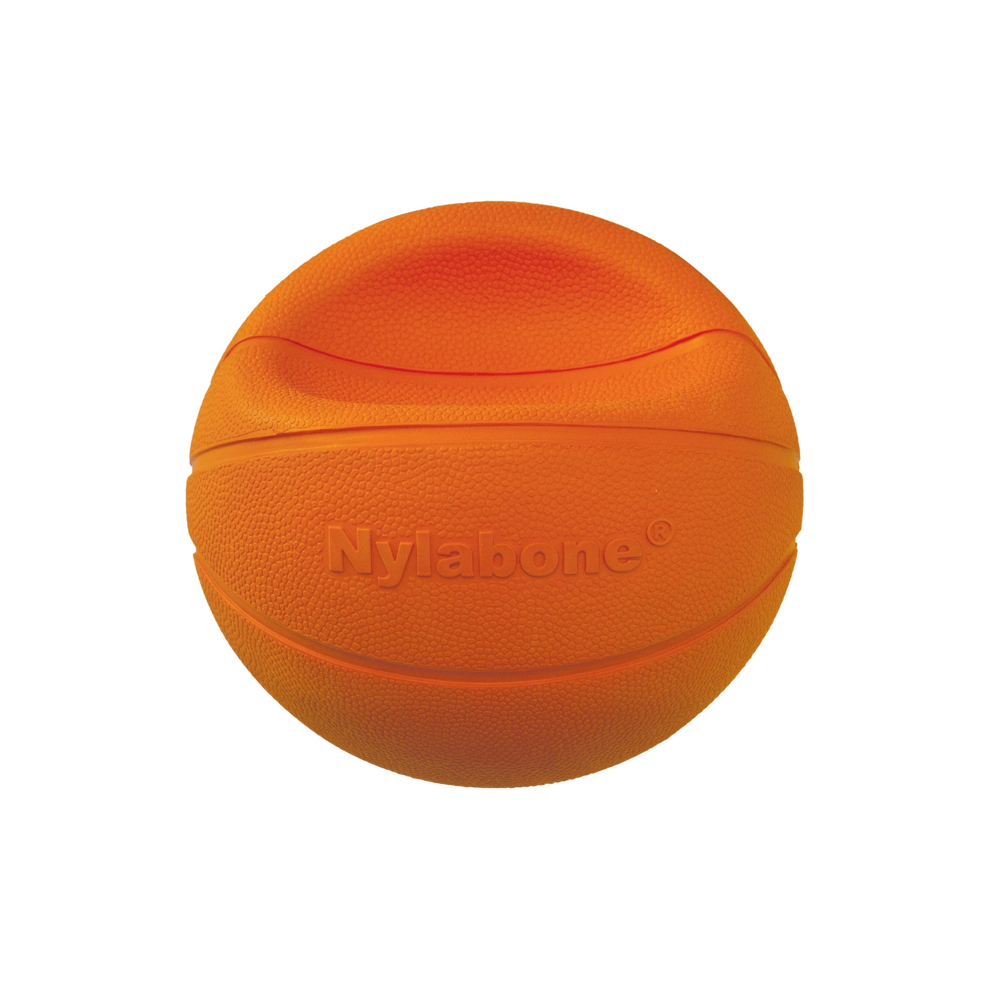 Nylabone Power Play Dog Basketball BBall Gripz Medium/Wolf up to, view 9