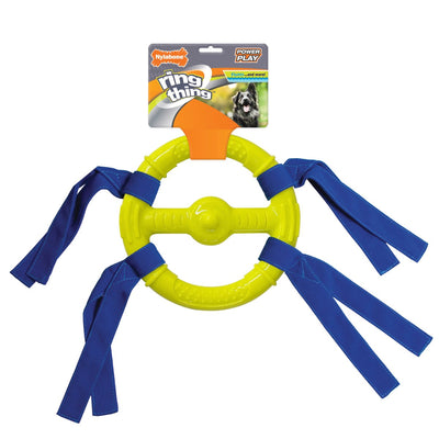 Nylabone Power Play Ring Thing Floatable Dog Toy Medium/Wolf up to 35 lb. 1 ct - Pets Perfect