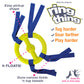 Nylabone Power Play Ring Thing Floatable Dog Toy Medium/Wolf up to 35, view 2