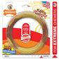 Nylabone Power Chew Flavor Frenzy Ring Dog Chew Toy Bacon Cheeseburger, view 10