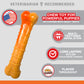 Nylabone Textured Nylon Puppy Chew Dog Toy Beef & Vegetable, view 2