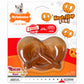 Nylabone Power Chew Pretzel Dog Toy Bacon Peanut Butter