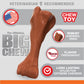 Nylabone Power Chew Knuckle Bone BIG Dog Chew Toy Bacon, view 2