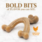 Nylabone Gourmet Style Strong Chew Wishbone Dog Chew Toy Chicken, view 2