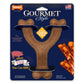 Nylabone Gourmet Style Strong Chew Wishbone Dog Chew Toy Bacon