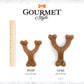 Nylabone Gourmet Style Strong Chew Wishbone Dog Chew Toy Bacon, view 8