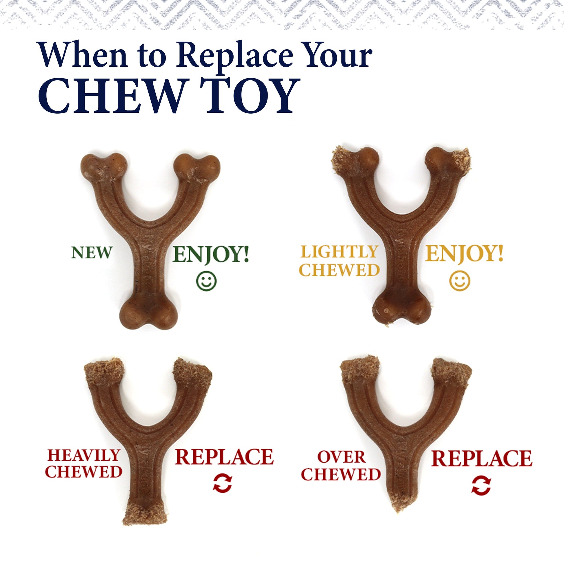 Nylabone Gourmet Style Strong Chew Dog Toy Stick, Peanut Butter, view 10