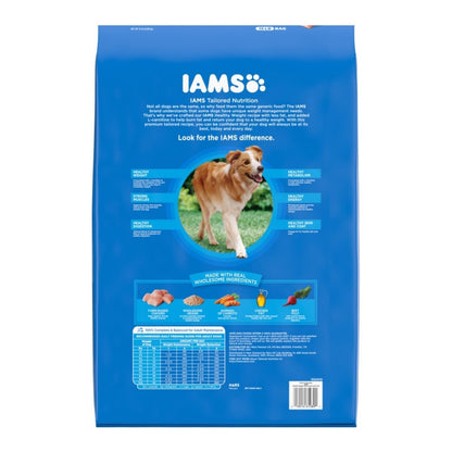 IAMS Healthy Weight Adult Dry Dog Food Chicken 15lb - Pets Perfect