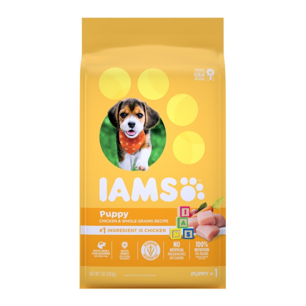 IAMS Smart Puppy Dry Dog Food Real Chicken 7lb - Pets Perfect