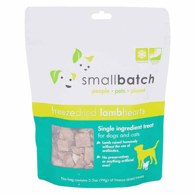 Small Batch Freeze-Dried Lamb Hearts, 3.5 oz
