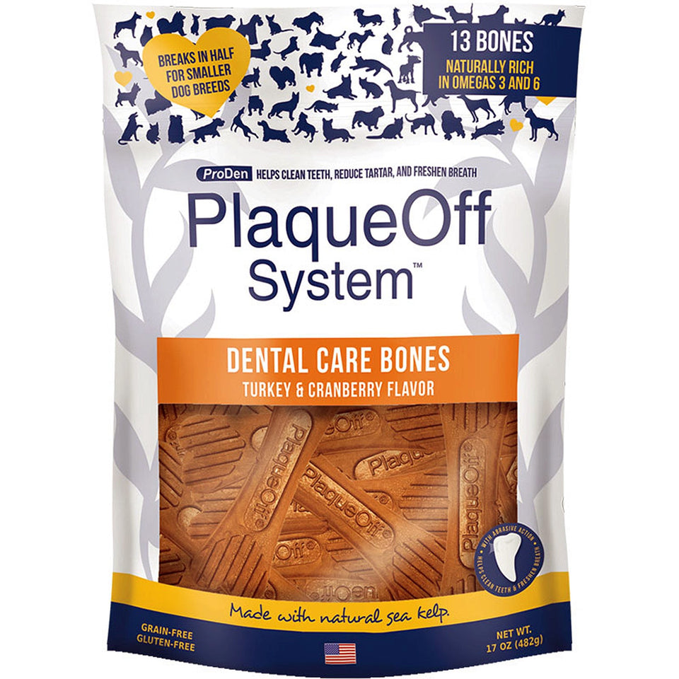 Proden Dog Plaqueoff Bone Turkey 17 oz