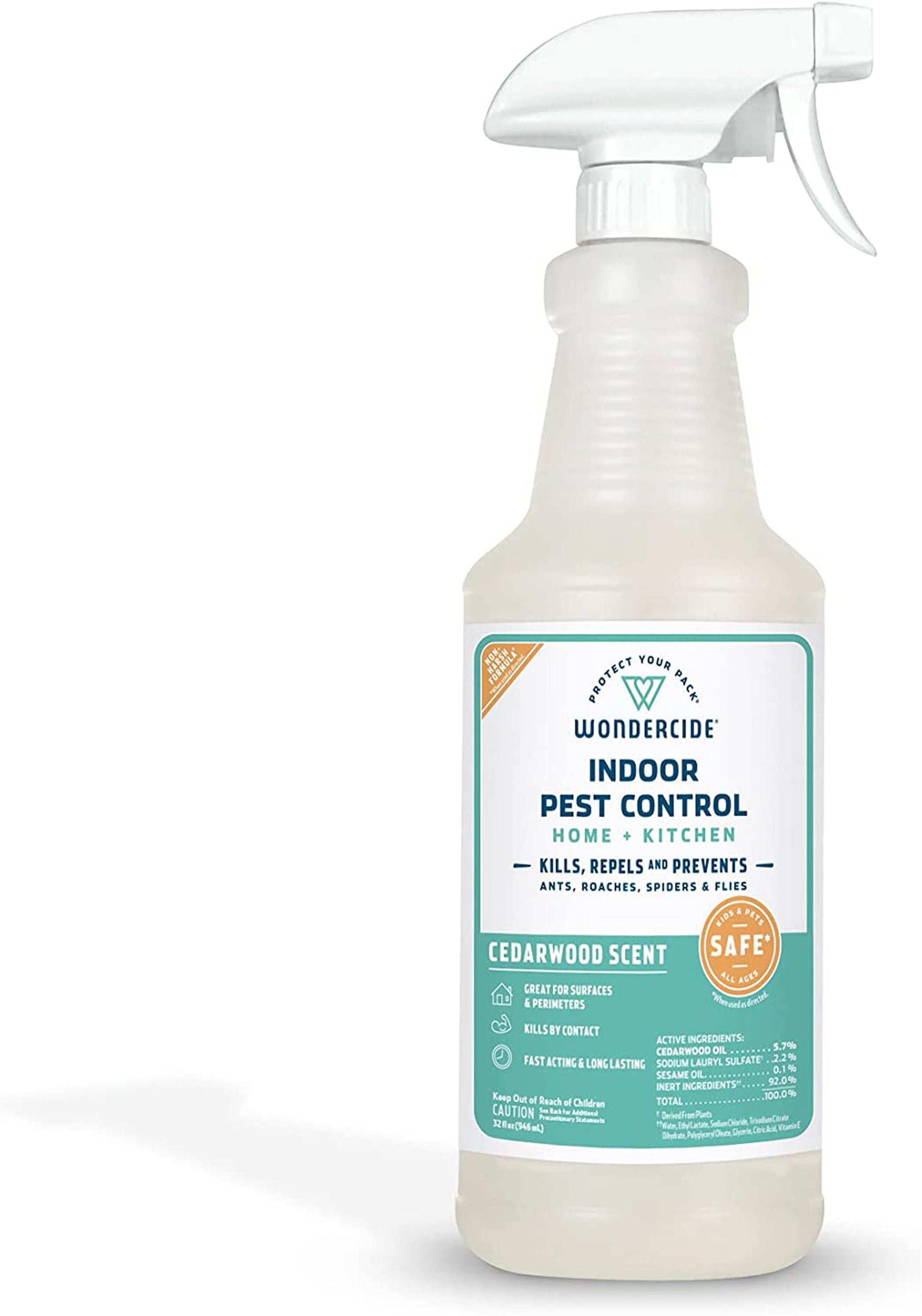 Wondercide Flea Tick And Mosquito Control Spray, 32 oz- Cedar
