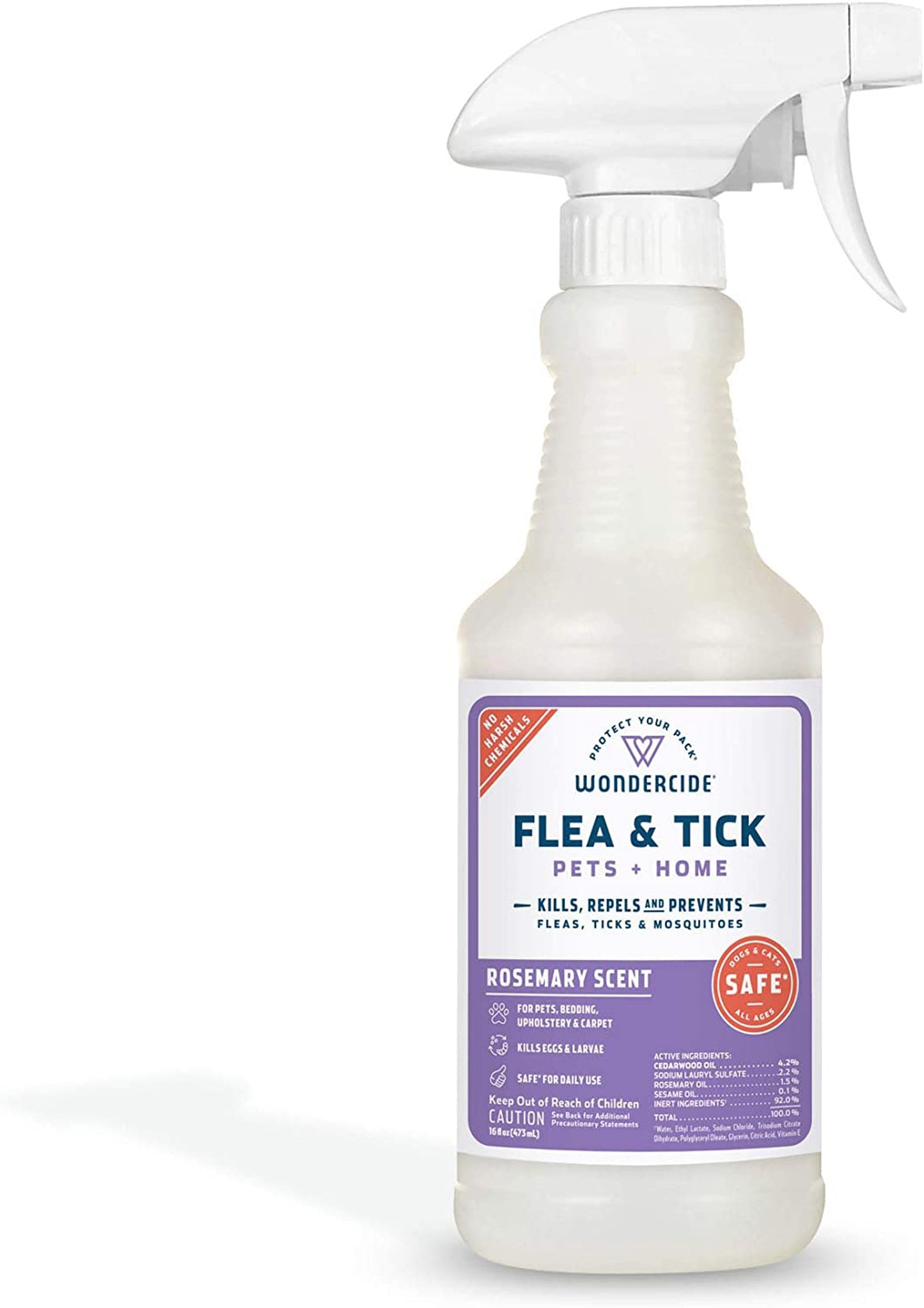 Wondercide Flea Tick And Mosquito Control Spray, 16 oz-Rosemary