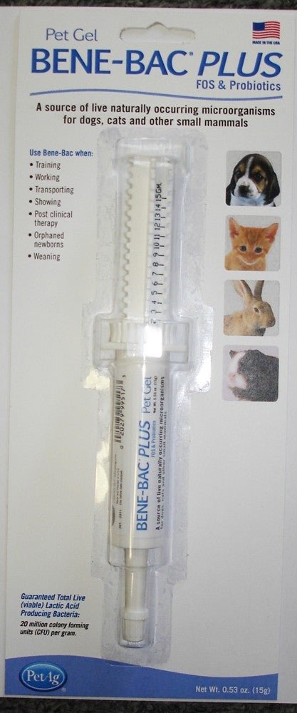Bene - Bac Plus Pet Gel 1ea/15 g - Pets Perfect