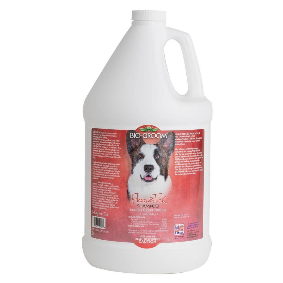 Bio Groom Flea & Tick Pet Shampoo for Dogs, 1 gal