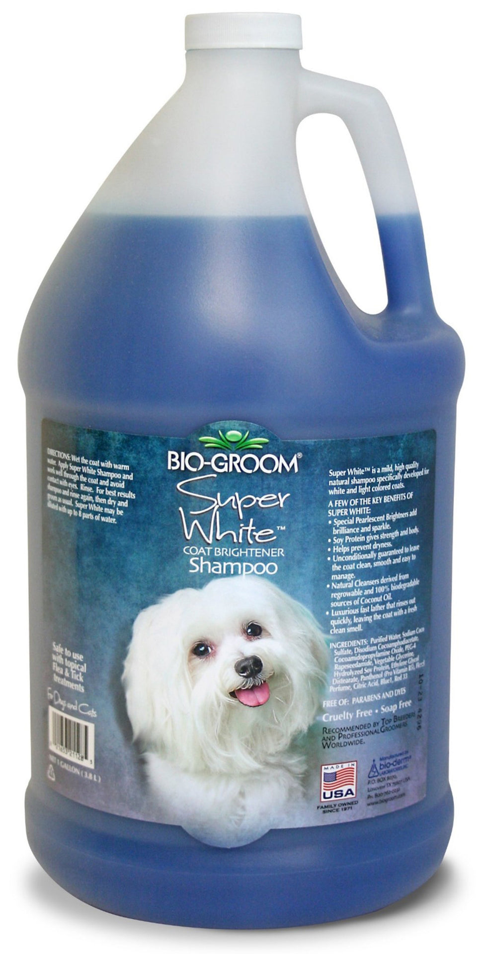 Bio Groom Super White Pet Shampoo 1 gal