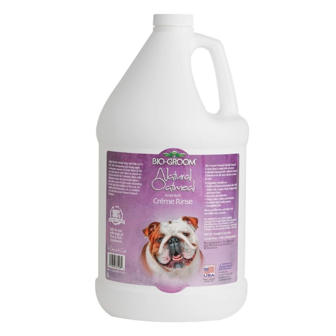 Bio Groom Natural Oatmeal Soothing Anti - Itch Creme Rinse 1ea/1 gal - Pets Perfect