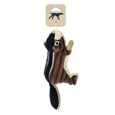 Tall Tails Dog Plush Squeaker Chipmunk, Brown, 5 in