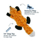Tall Tails Dog Plush Stuffless Fox 16 in, view 4