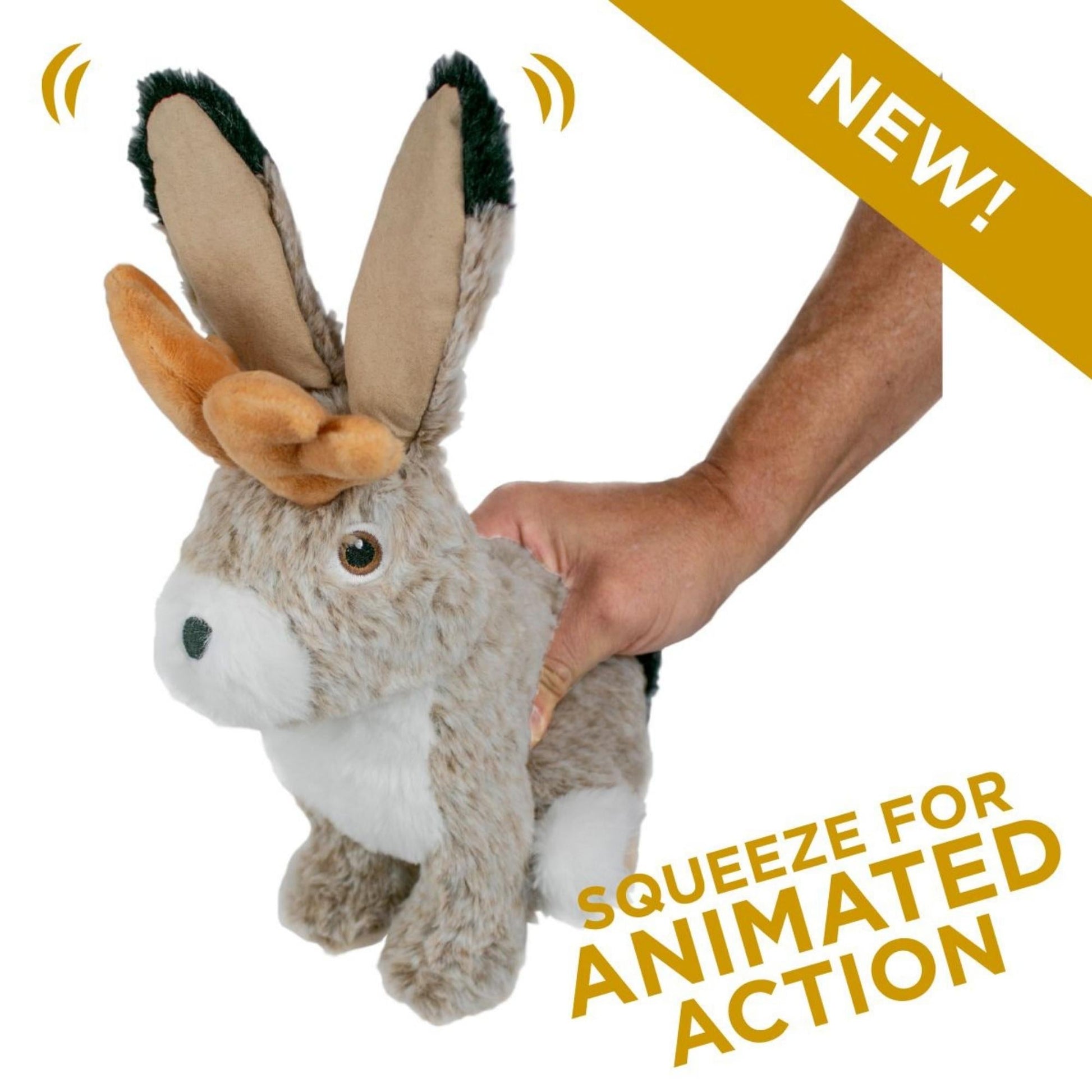 Tall Tails Dog Plush Jackalope Twitchy 9 in, view 5