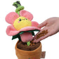 Territory Dog Treat Tug Flower Pink 16 Inches