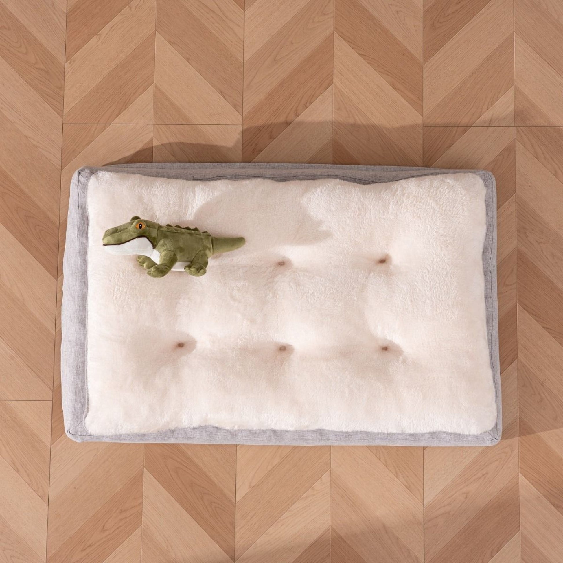 Territory Dog & Cat Khaki Lounger Bed, 30" x 20", view 2