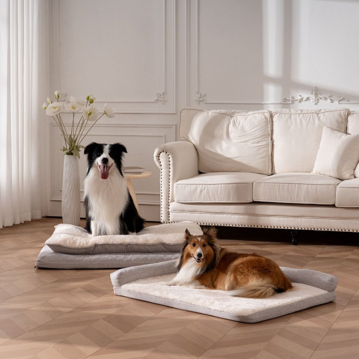Territory Dog & Cat Khaki Pillow Top Bed, 42" x 28", view 2