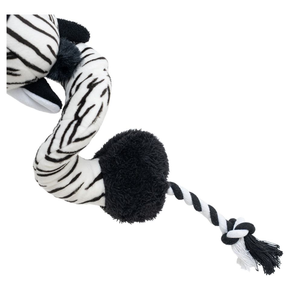 Territory Dog Loopy Tug Toy Zebra - 33 Inches