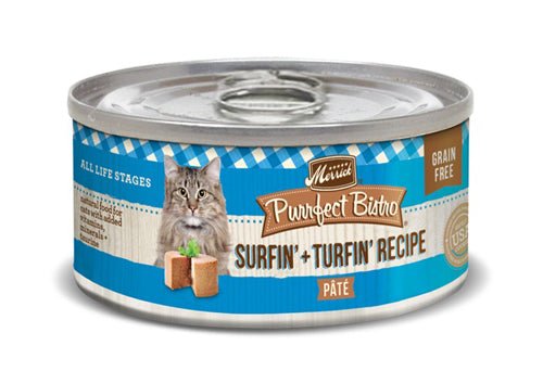 Merrick Cat Purrfect Bistro Surf & Turf 5.5oz. (Case of 24) - Pets Perfect