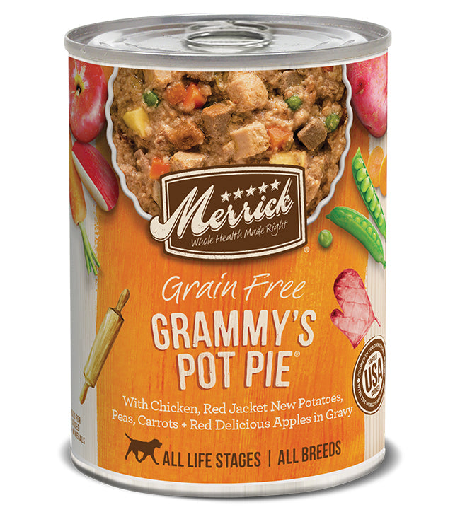 Merrick Dog Classic Grammy Pot Pie, 12.7 oz each, Case of 12