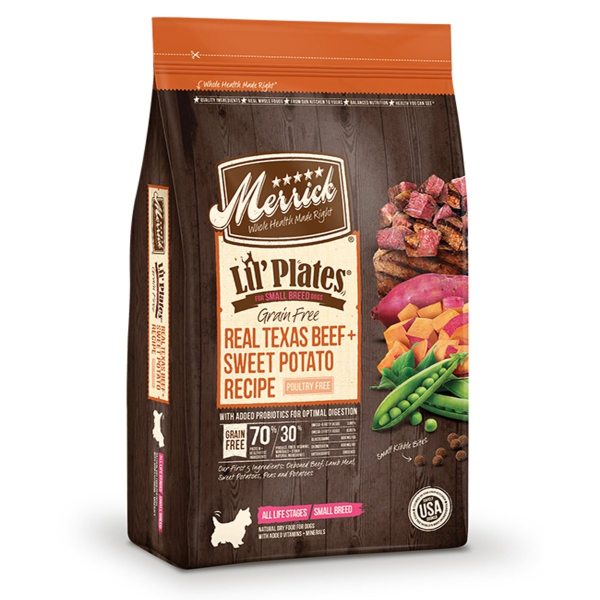 Merrick Lil' Plates Grain Free Real Texas Beef & Sweet Potato | 4 lbs - Pets Perfect