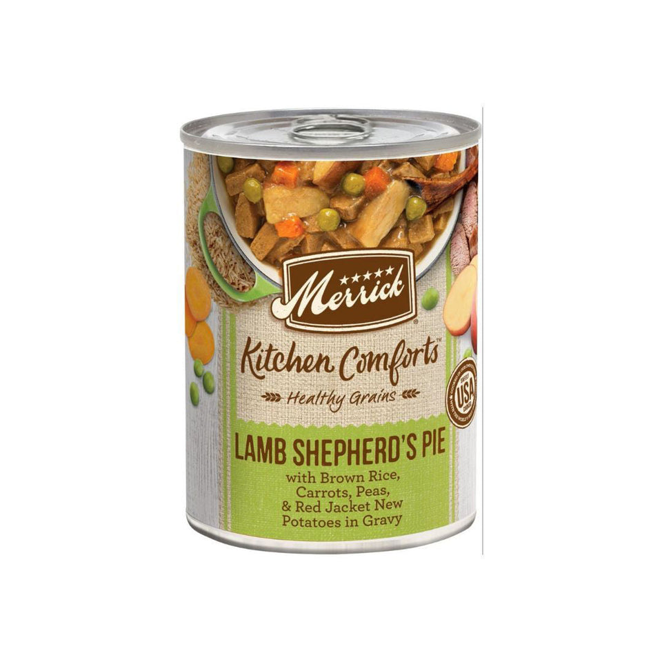 Merrick Dog Kitchen Comfort Lamb, 12.7 oz each, Case of 12