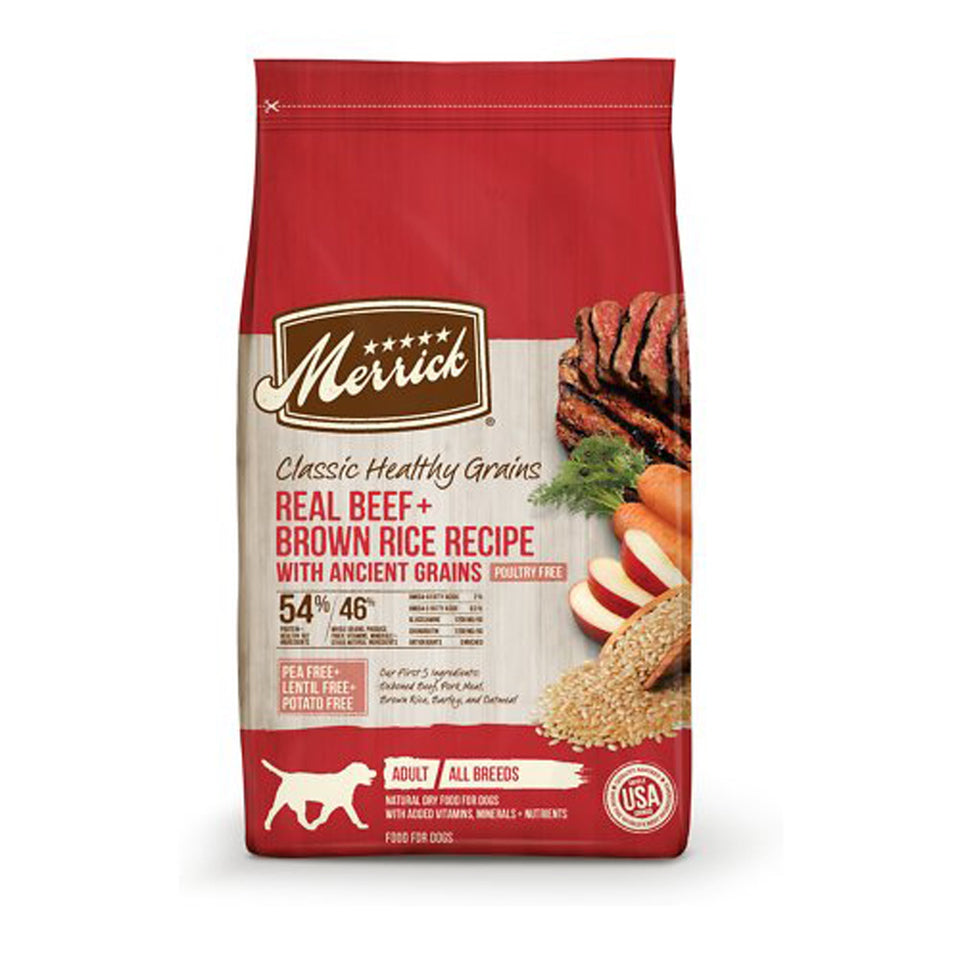 Merrick Dog Classic Beef And Brown Rice 25 lb