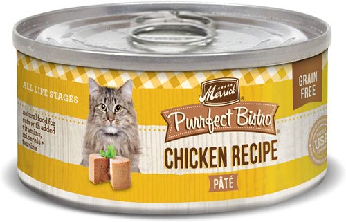 Merrick Cat Purrfect Bistro Chicken Pate 3oz. (Case of 24) - Pets Perfect