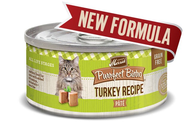 Merrick Cat Purrfect Bistro Turkey Pate 3oz. (Case of 24) - Pets Perfect