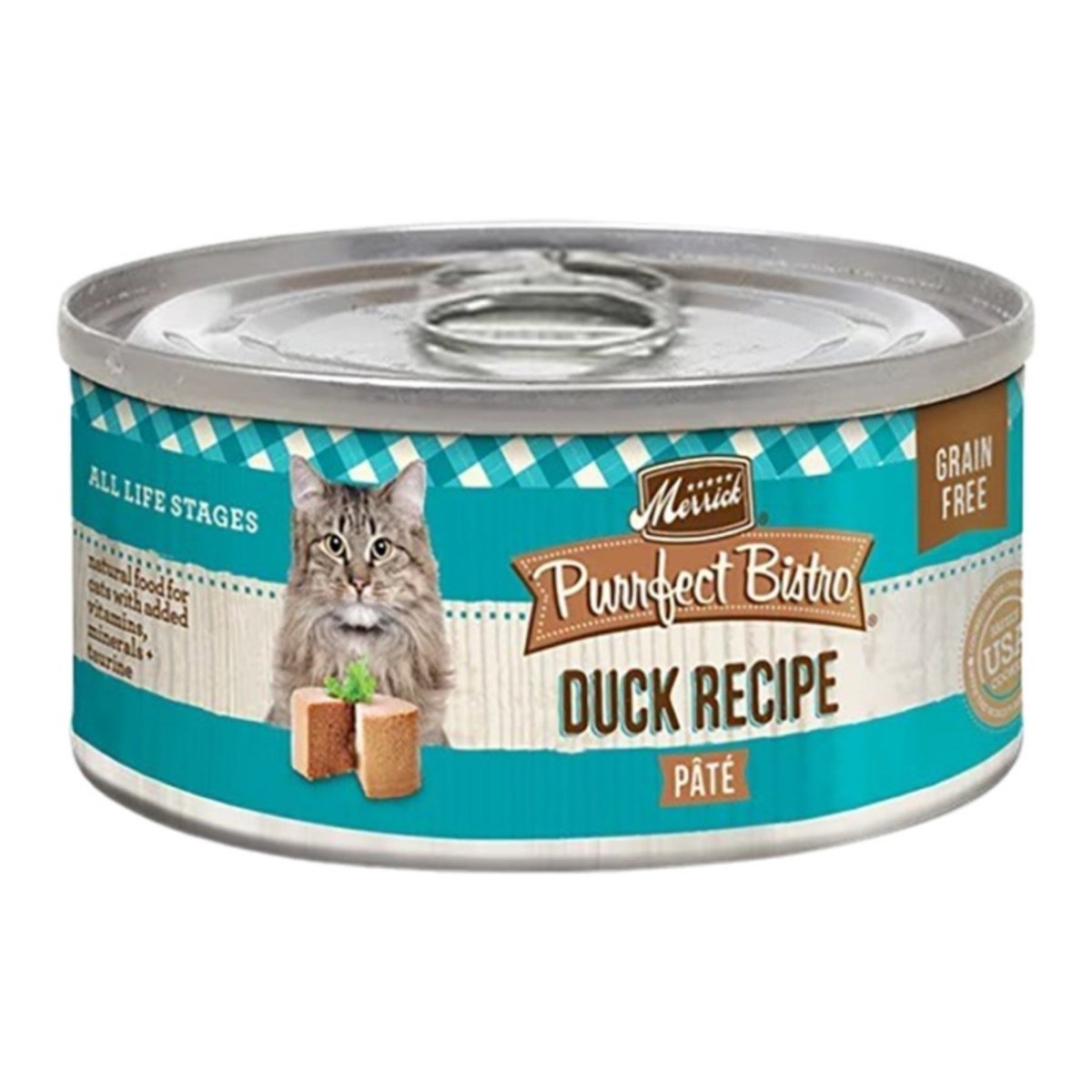 Merrick Cat Purrfect Bistro Bistro Duck Pate 3oz. (Case of 24) - Pets Perfect