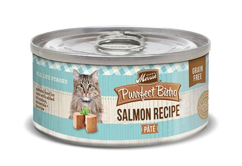 Merrick Purrfect Bistro Salmon Pate Wet Cat Food, 5.5 oz, 24 ct