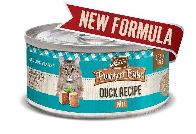 Merrick Cat Purrfect Bistro Bistro Duck Pate 5.5oz. (Case of 24) - Pets Perfect