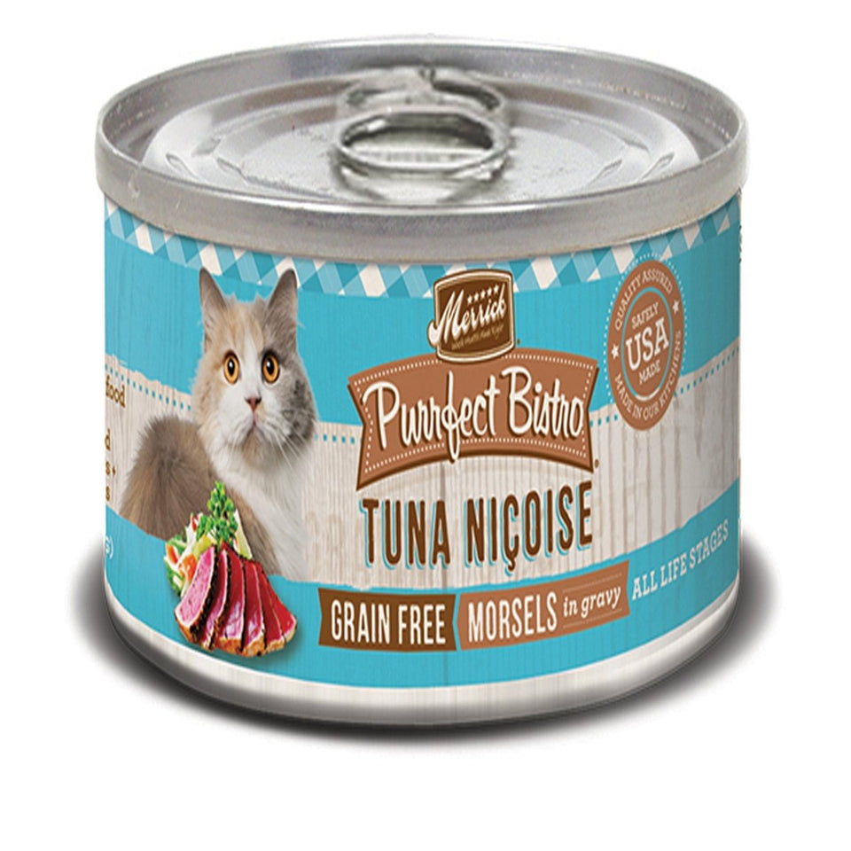 Merrick Purrfect Bistro Tuna Nicoise Morsels in Gravy Wet Cat Food