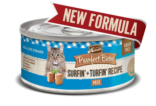 Merrick Cat Purrfect Bistro Surf & Turf 3oz. (Case of 24) - Pets Perfect