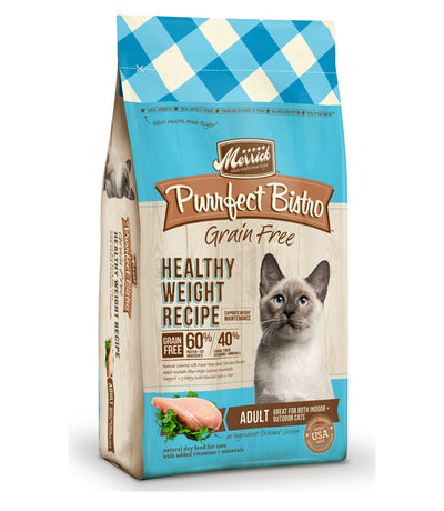 Merrick Purrfect Bistro Grain-Free Healthy Weight Recipe 7 lb
