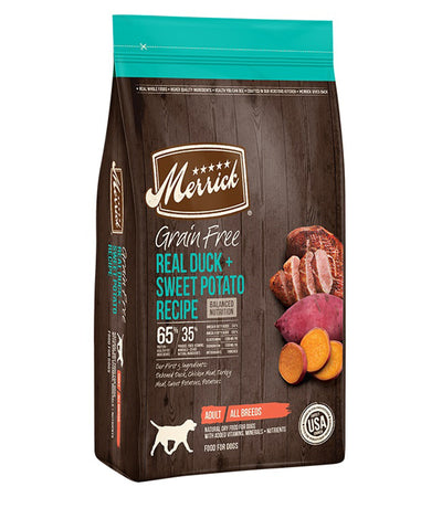 Merrick Dog Grain-Free Duck And Sweet Potato 4 lb