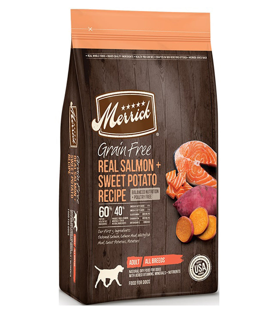 Merrick Dog Grain-Free Salmon And Sweet Potato 4 lb