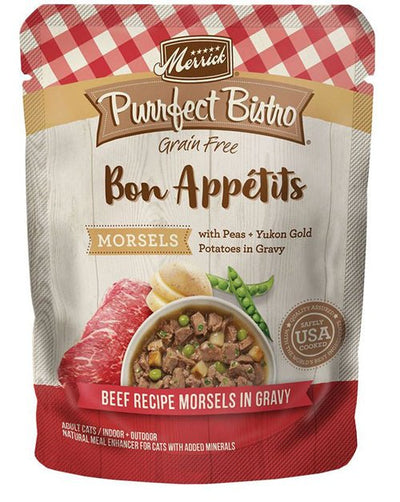 Merrick Purrfect Bistro Bon Appetits Wet Cat Food Topper, 3 oz, 24 ct