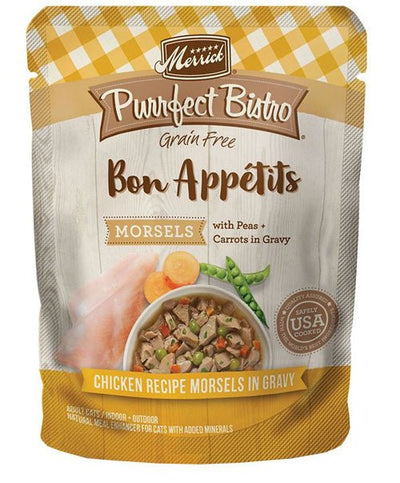 Merrick Purrfect Bistro Bon Appetits Wet Cat Food Topper, 3 oz, 24 ct