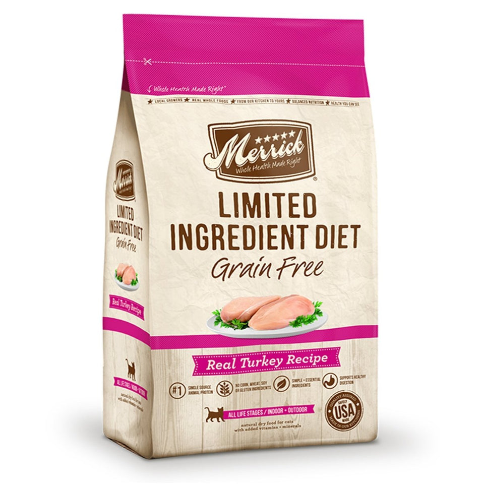 Merrick Limited Ingredient Diet Dry Cat Food, Real Deboned Turkey