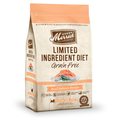Merrick Limited Ingredient Diet Dry Cat Food - Real Deboned Salmon, 12 lb