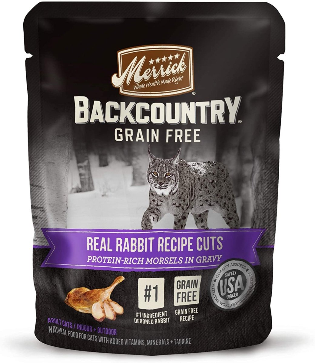 Merrick Cat Backcountry Real Rabbit 3oz. (Case of 24) - Pets Perfect